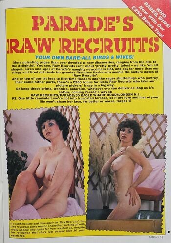 1980'S & Early 90'S Page 3 Girls