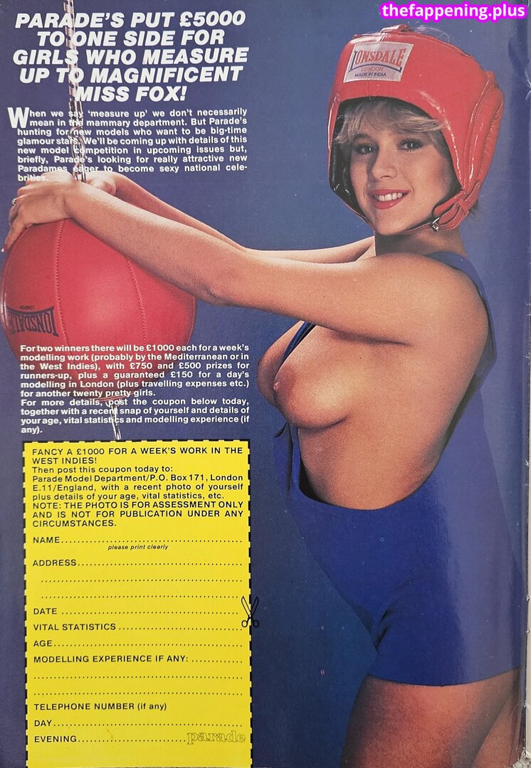 1980'S & Early 90'S Page 3 Girls / GlamourTeaJames / https: / mariawhittaker Meztelen OnlyFans Fotó #1535