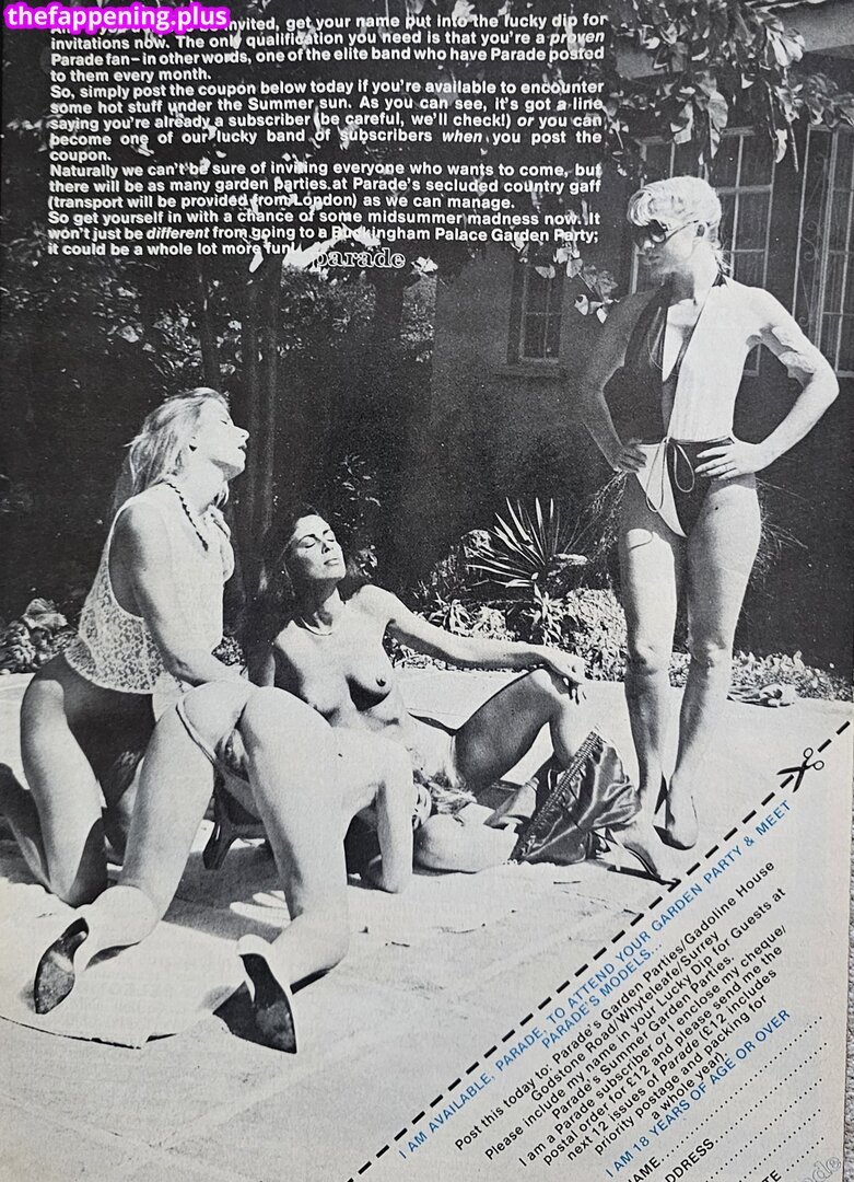 1980'S & Early 90'S Page 3 Girls / GlamourTeaJames / https: / mariawhittaker Nagie OnlyFans Zdjęcie #1684