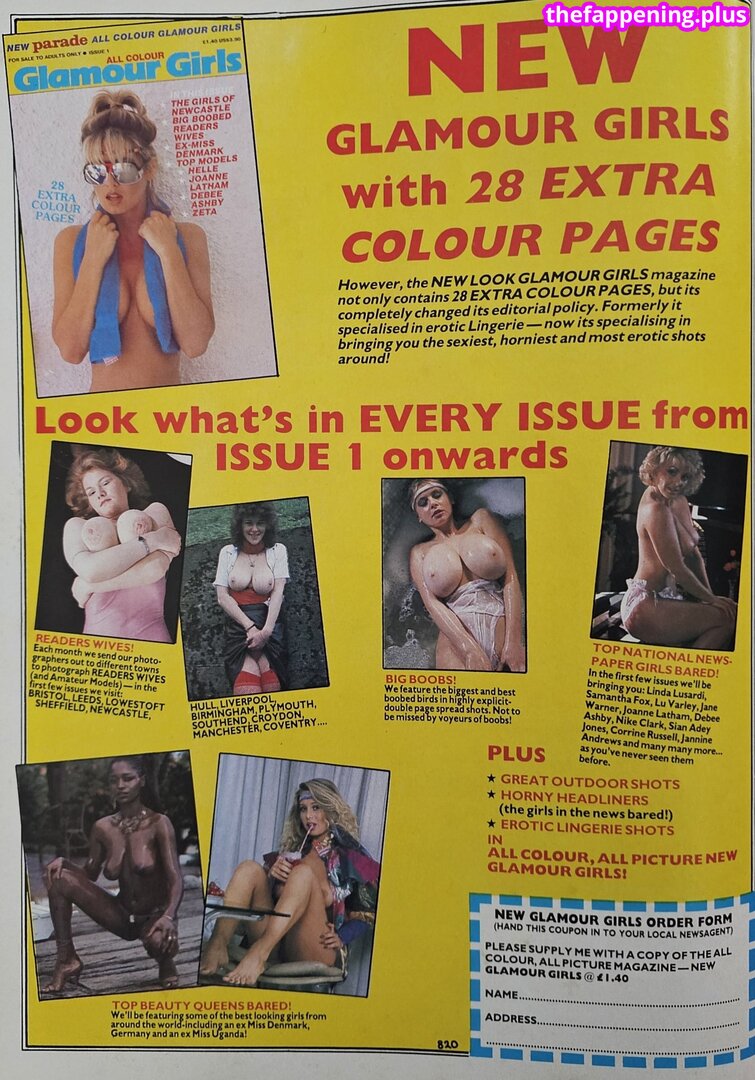 1980'S & Early 90'S Page 3 Girls / GlamourTeaJames / https: / mariawhittaker 누드 OnlyFans 사진 #2004