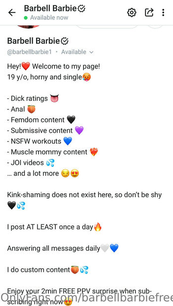 barbellbarbiefree