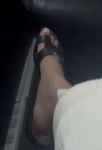 NylonFootjobToy