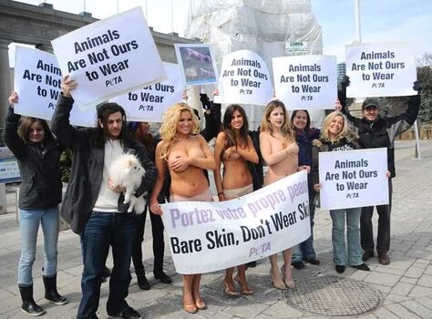 Pubblic Nude Protest