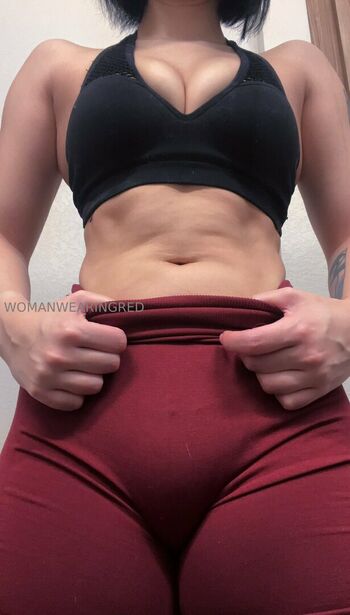 womanwearingred
