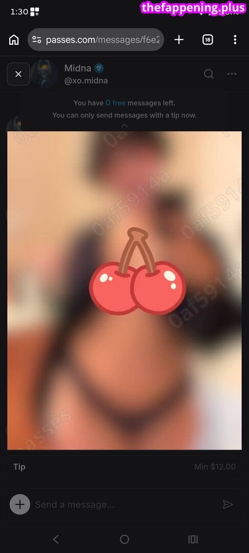 xo.midna / xomidna / xx.midna Nahá OnlyFans fotografie #73